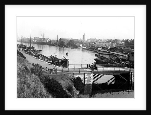 Road Bridge, Peel Harbour, Isle of Man by George Bellett Cowen